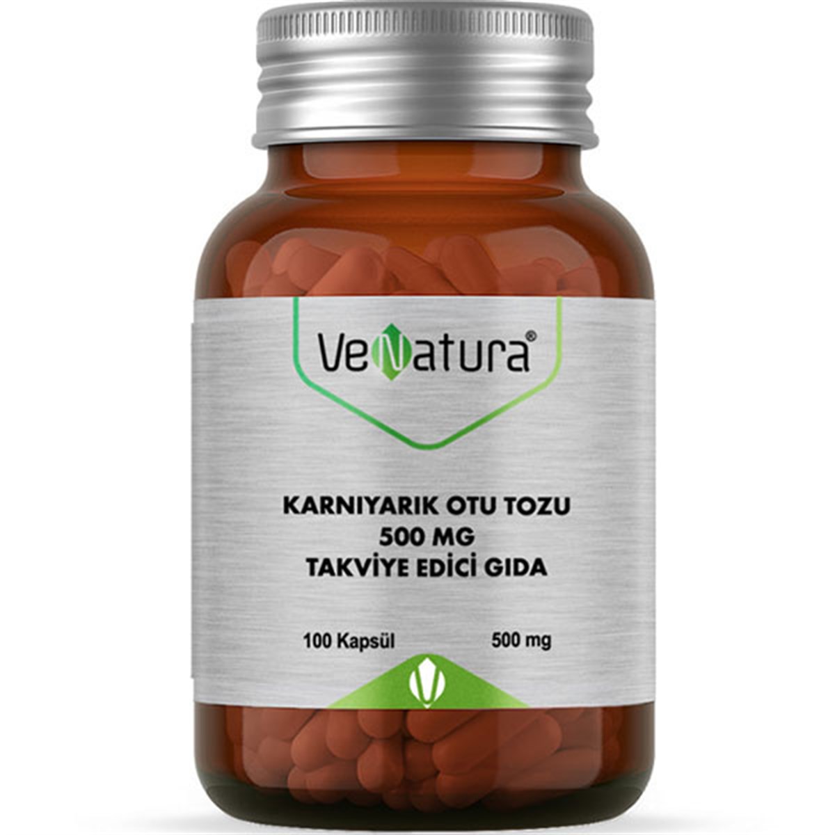 Venatura Karnıyarık Otu Tozu 500 mg 100 Kapsül