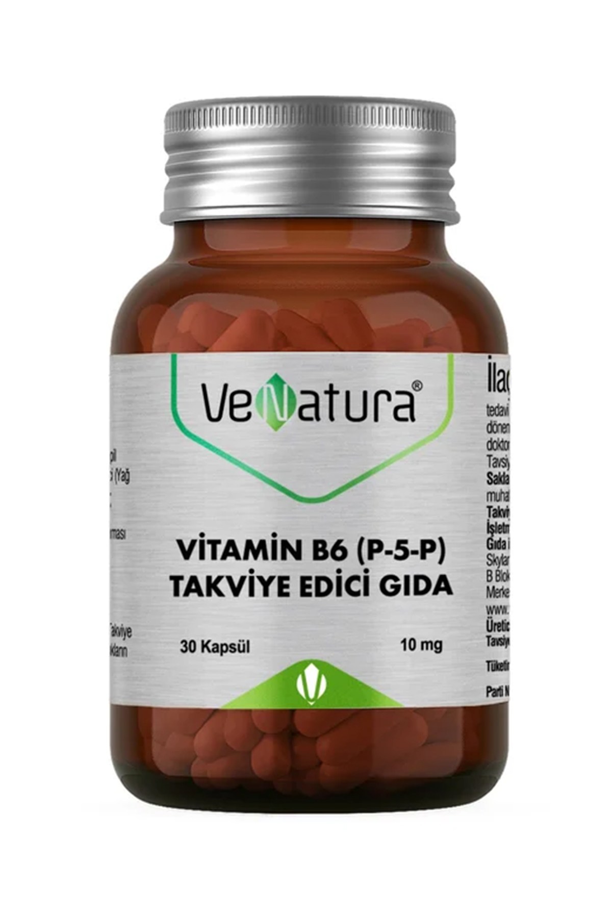 Venatura Vitamin B6 (P-5-P) 30 Kapsül
