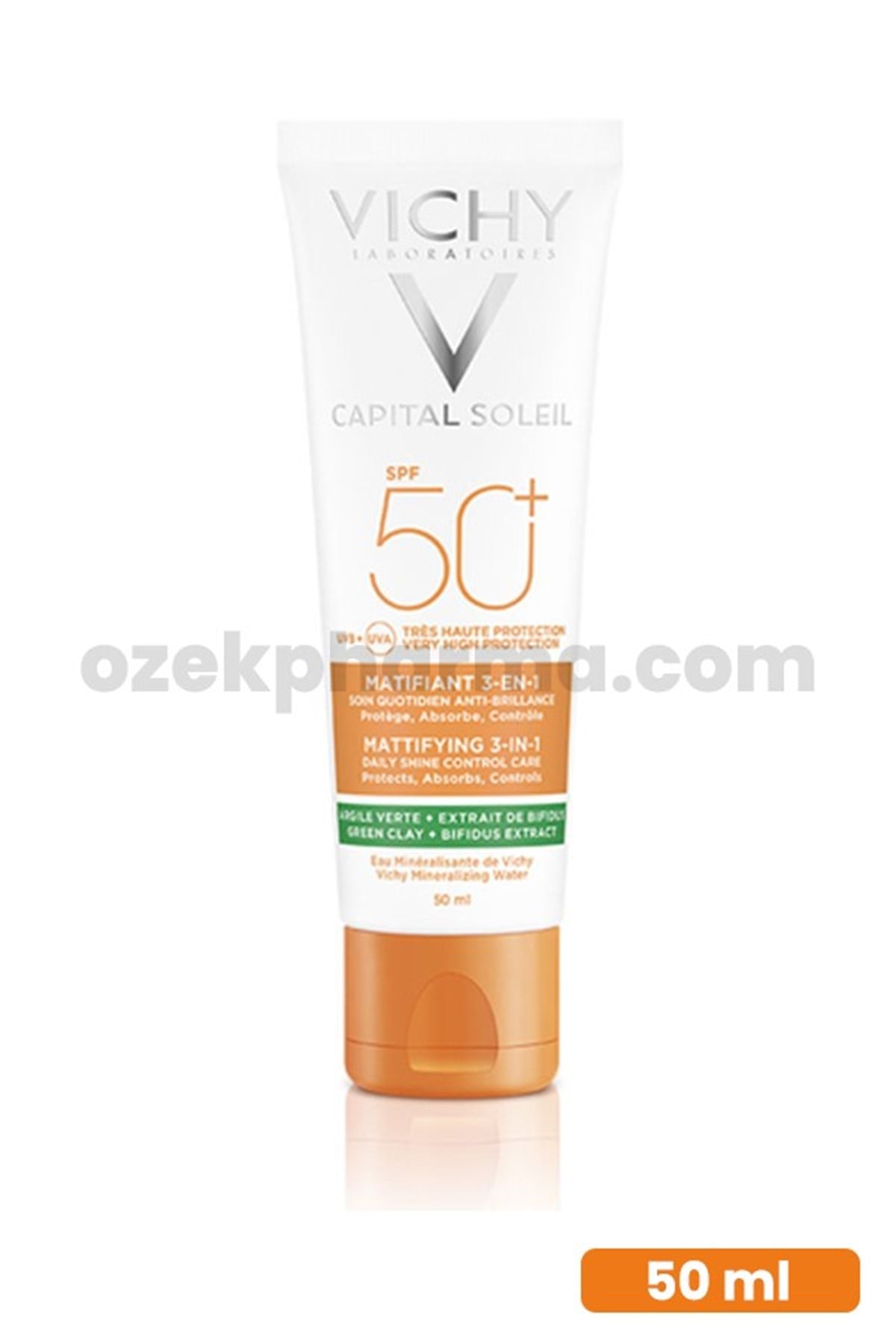 Vichy Capital Soleil SPF 50+ Matlaştırıcı Yüz Güneş Kremi 50 ml