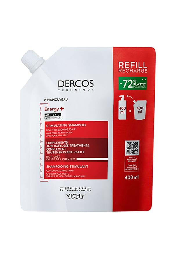 Vichy Dercos Energisant Saç Dökülmesine Karşı Şampuan Refill 400 ml