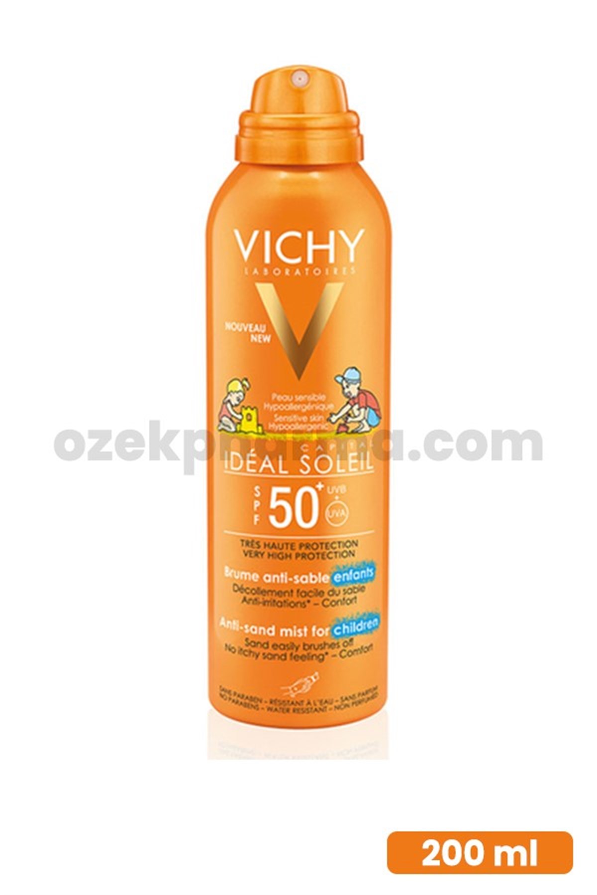 Vichy Ideal Soleil Spf50+ Çocuklar İçin Yüksek Korumalı Güneş Spreyi 200ml