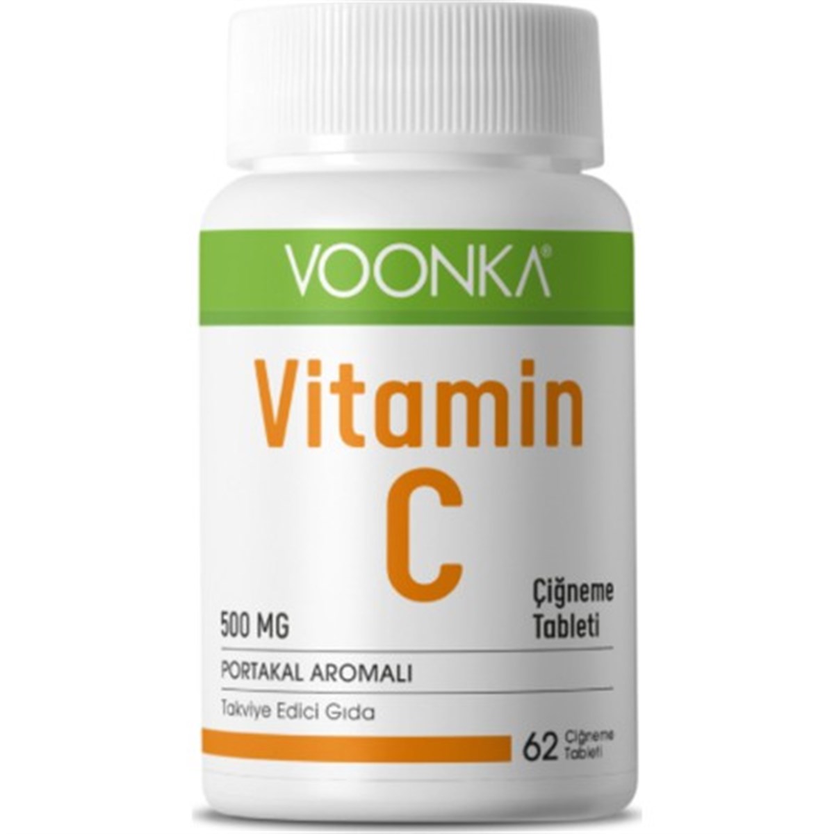 Voonka Vitamin C 500 mg 62 Çiğneme Tableti | ozekpharma.com
