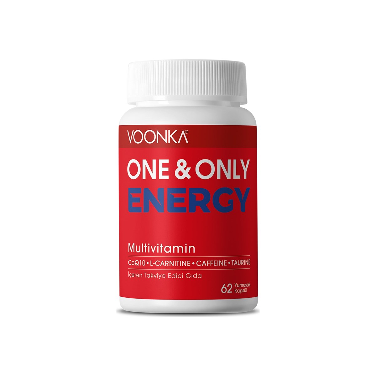 Voonka One & Only Energy 62 Yumuşak Kapsül