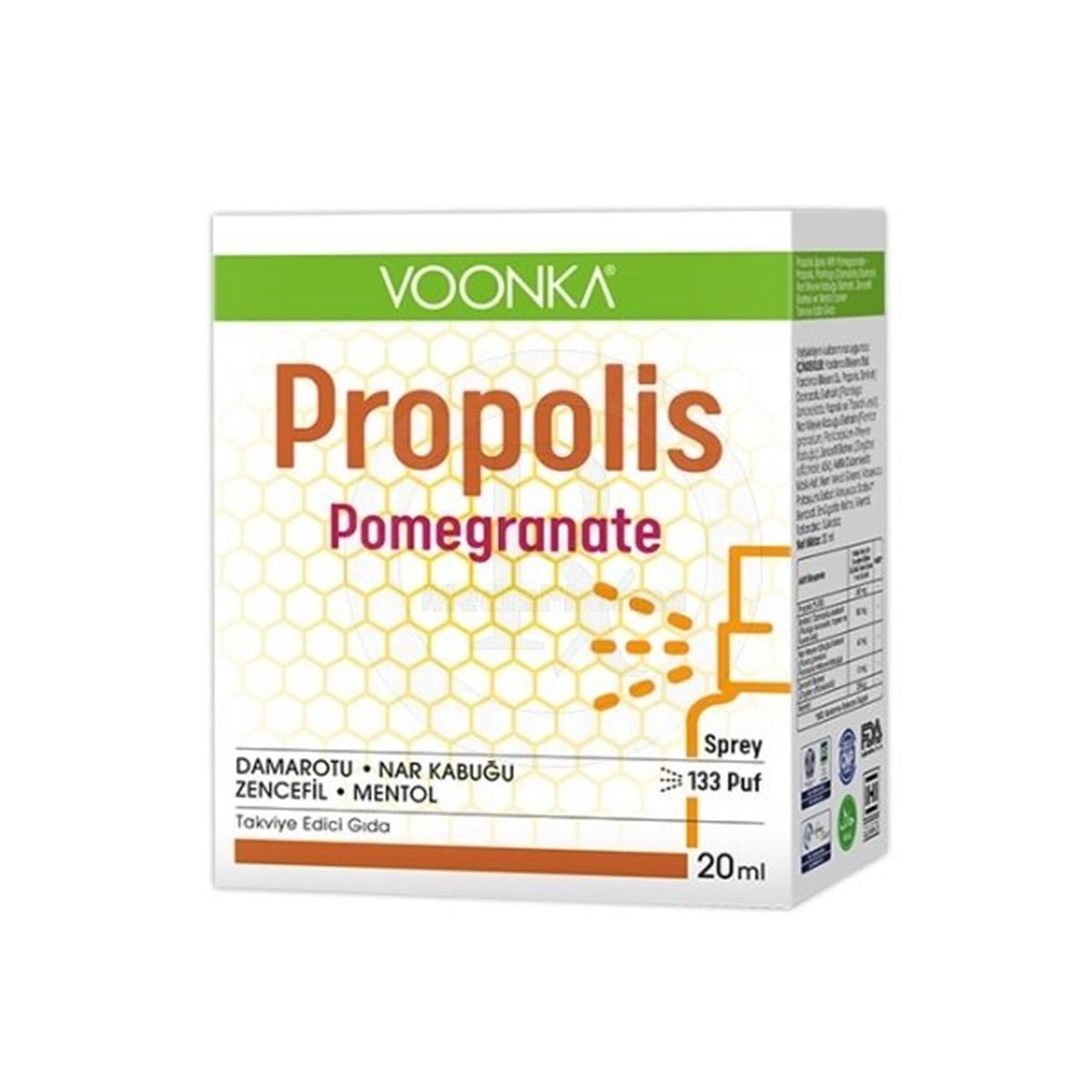 Voonka Propolis Pomegranate Sprey 20 ml