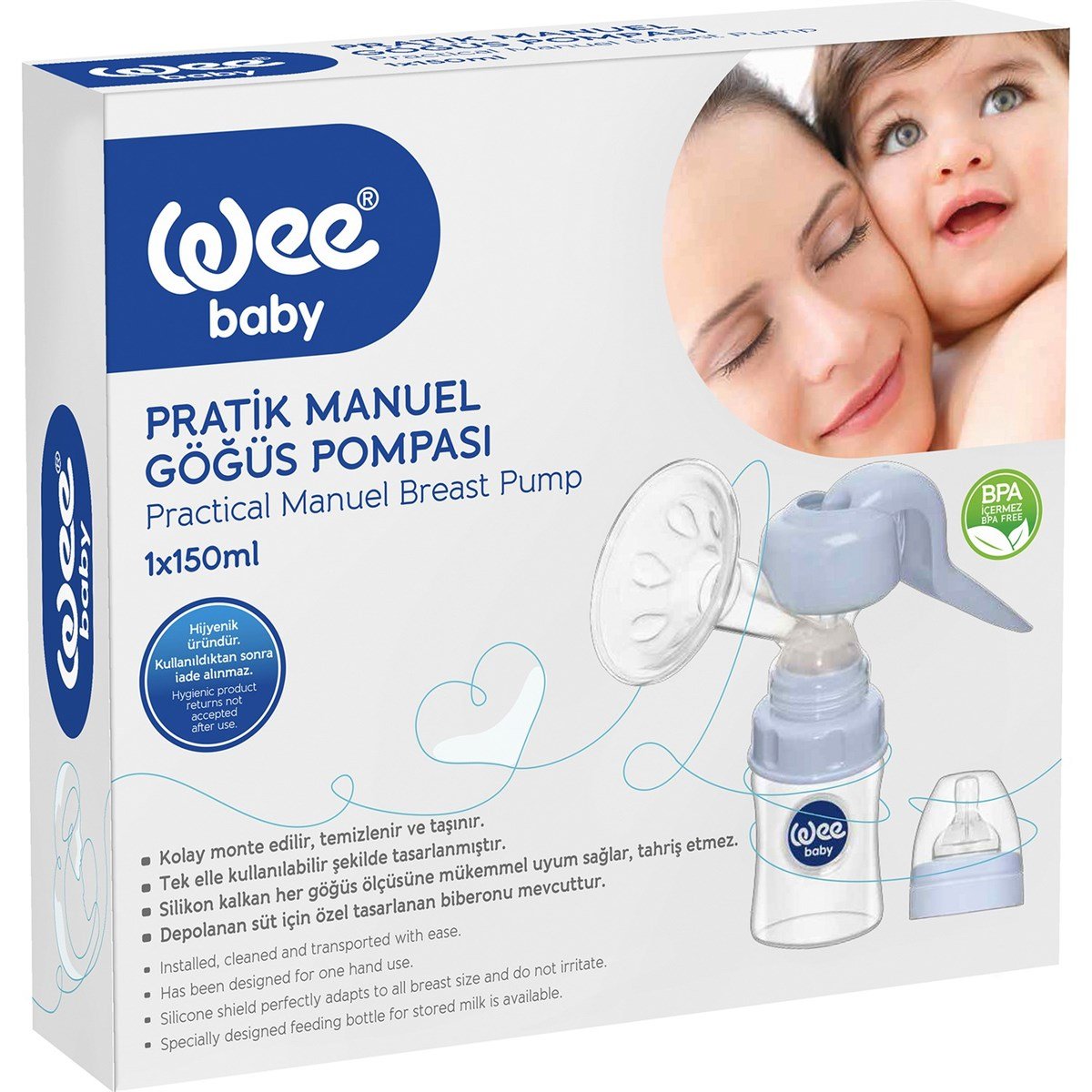 Wee Baby Pratik Manuel Göğüs Pompası