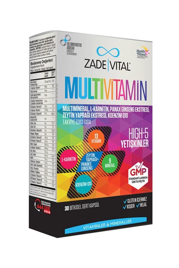 Zade Vital Multivitamin 30 Kapsül