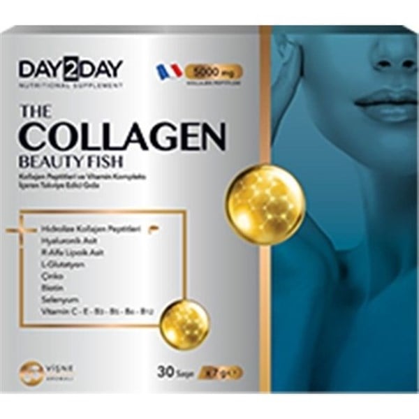 Day 2 Day The Collagen Beauty Fish Kollajen 30 Saşe x 7 gr