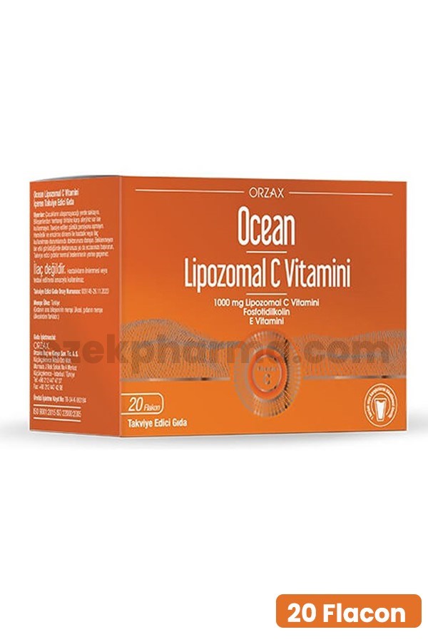 Orzax Ocean Lipozomal C Vitamini  20 Flakon