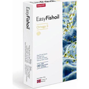 Easyvit Easyfishoil Omega 3 Yetişkin Çiğnenebilir 30 Jel Tablet