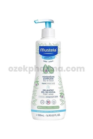 Mustela Gentle Cleansing Gel 500 ml-Yenidoğan Şampuanı
