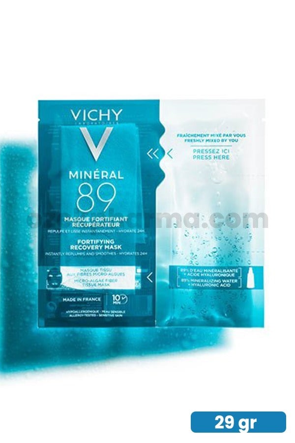 Vichy Mineral 89 Nem ve Güç Kaynağı Maske 29 gr