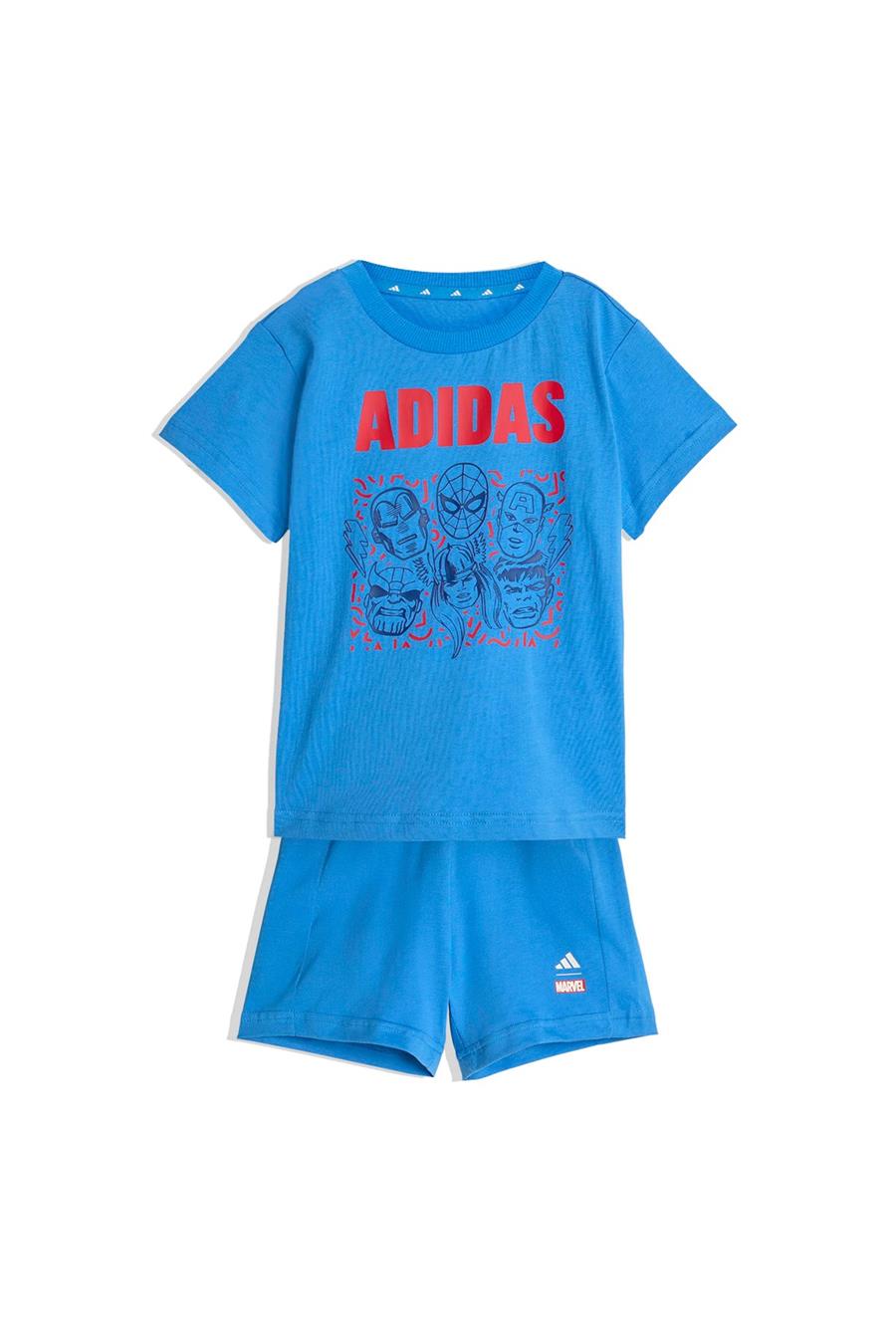 adidas Bebek Mavi  Eşofman I MRVL AV T SET JZ3552