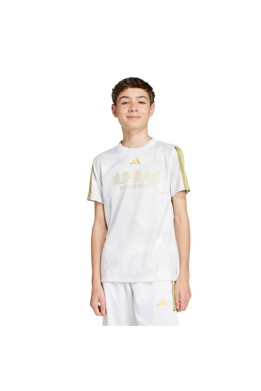 adidas Çocuk  Beyaz  T-shirt J HOT COF TEE JD0498