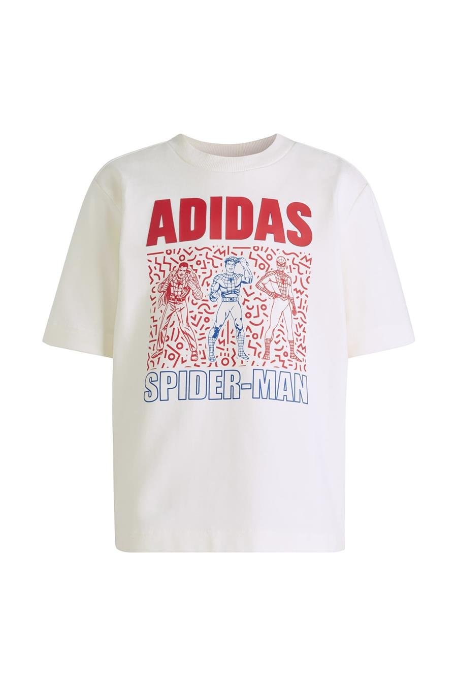 adidas  Çocuk Beyaz  T-shirt LK MRVL SM T JZ3567