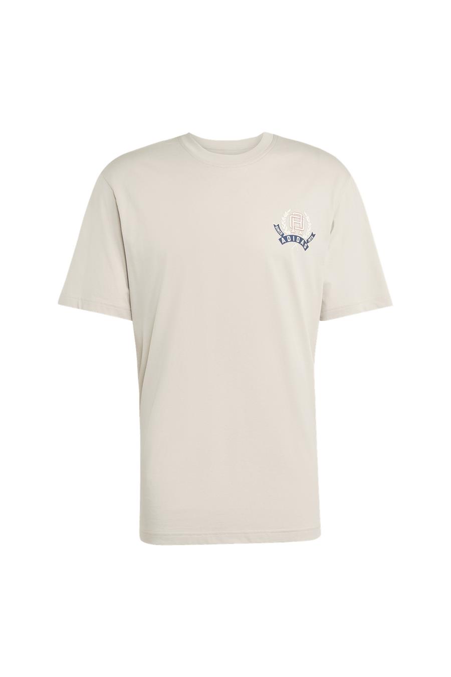 adidas Erkek  Bej  T-shirt GRAPHIC LO SS T JX8157