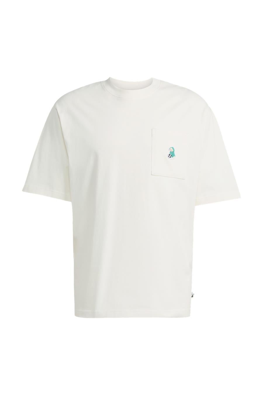 adidas  Erkek  Beyaz  T-shirt M DOG FTBALL T JL9234