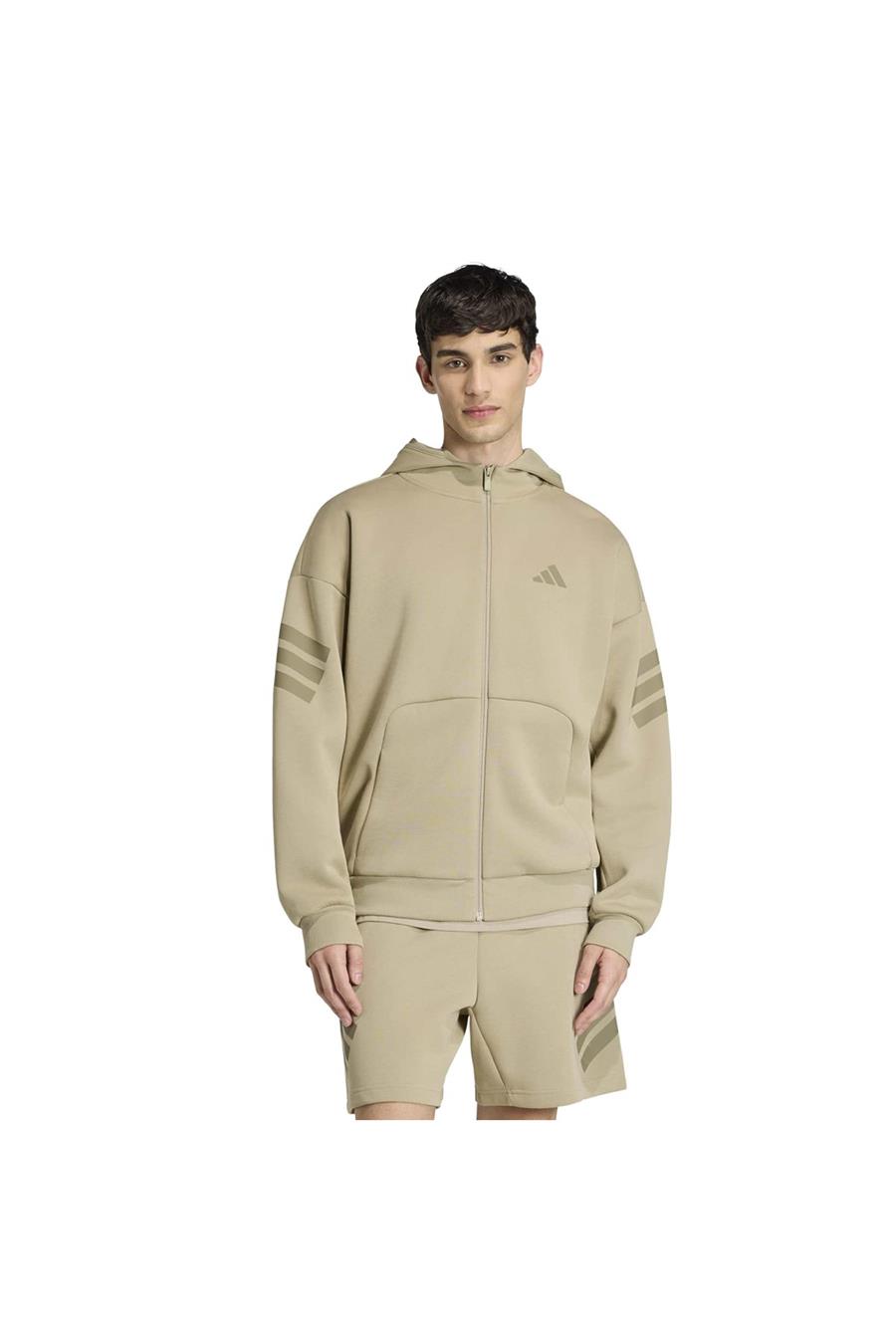adidas  Erkek Kahverengi  Ceket M FI 3S FZ KD5230