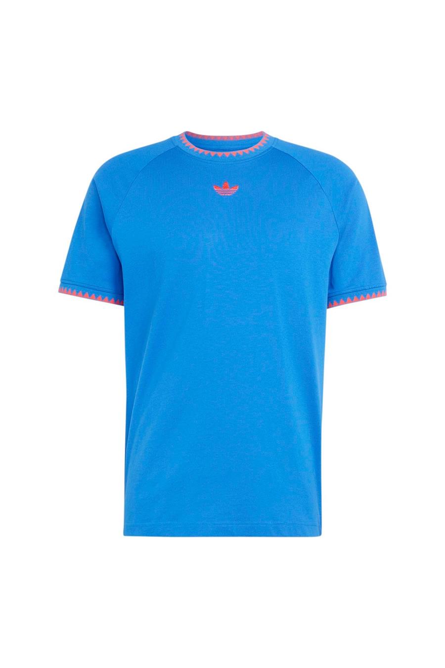 adidas Erkek  Mavi  T-shirt CHEST STR SS T KC6447