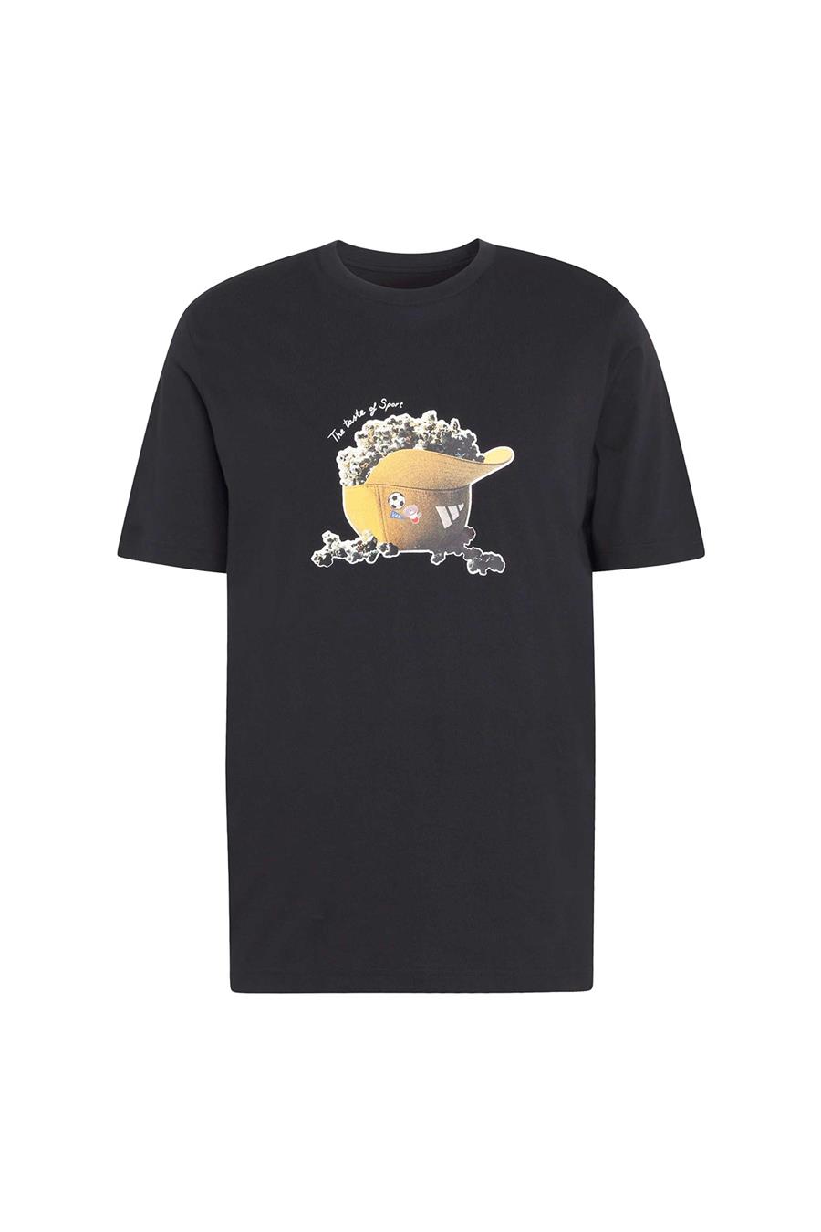 adidas Erkek Siyah  T-shirt M POPCORN T KD3928