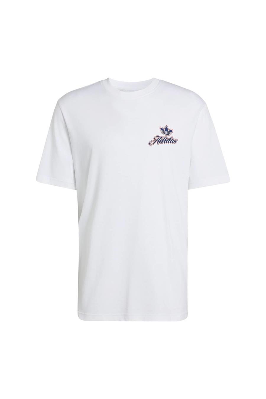 adidas GFX T Erkek  Beyaz  T-shirt KE2248