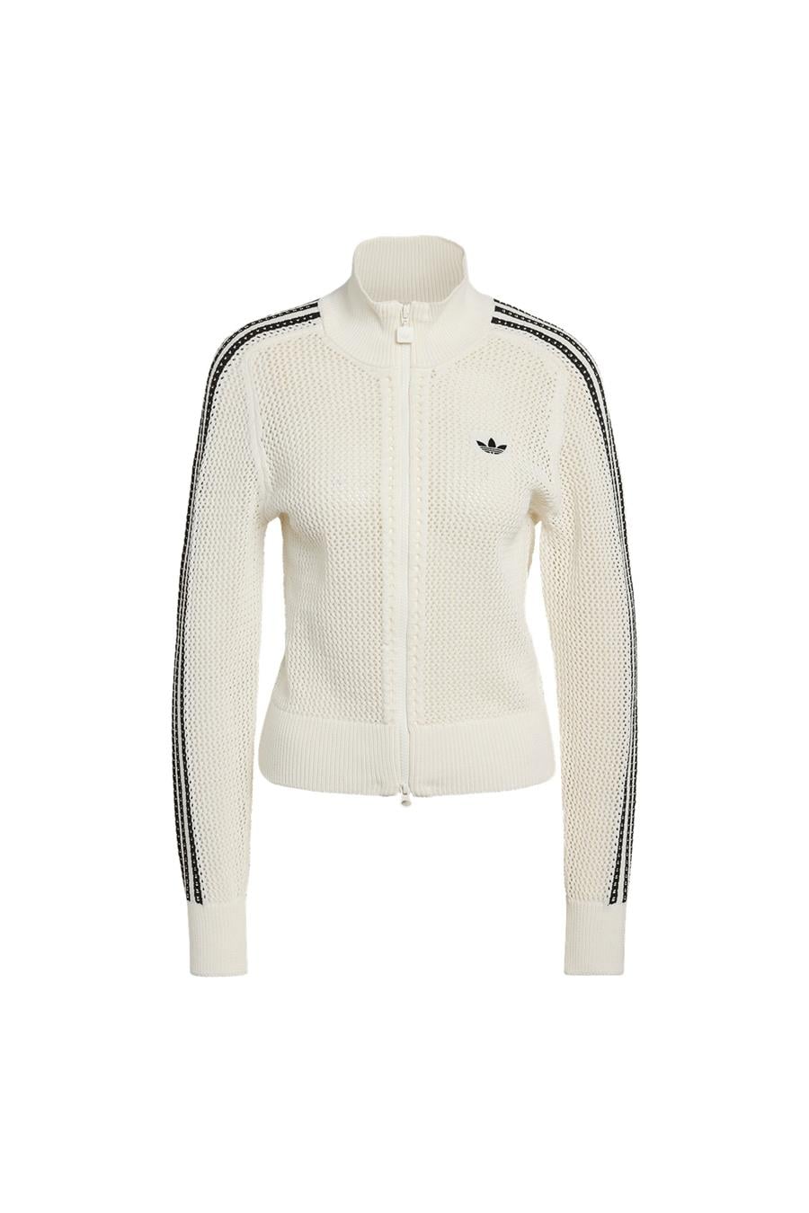 adidas  Kadın Beyaz  Ceket CROCHET TT KC6496