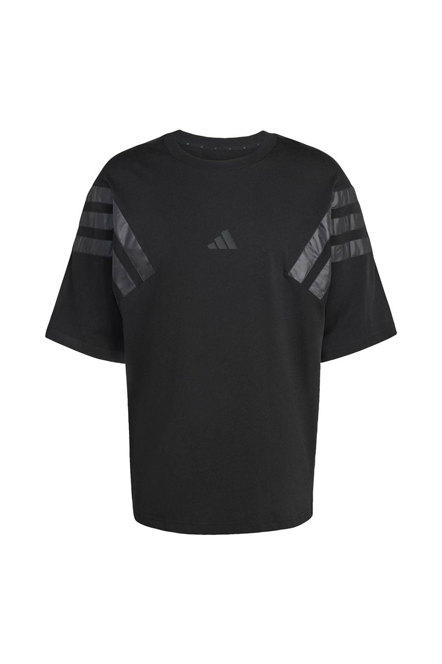 adidas M FI WV 3S BW T Erkek  Siyah  T-shirt JZ9289