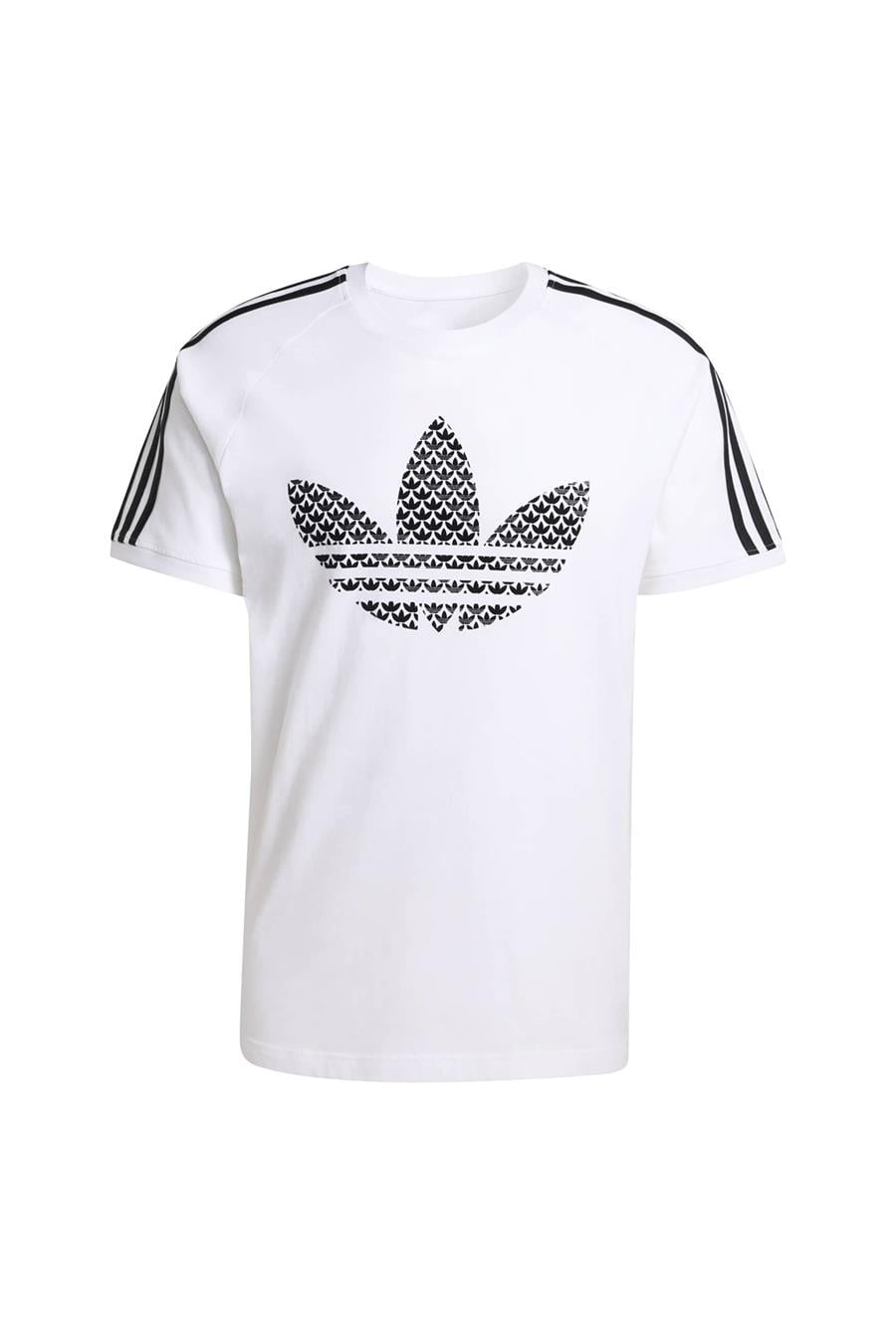 adidas MONOGRAM 3S T Erkek  Beyaz  T-shirt KD1360