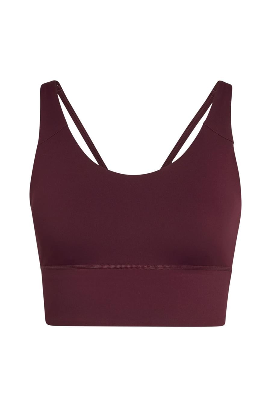adidas W 3SS ESS MS Kadın  Bordo  Sporcu Sütyeni HZ0874