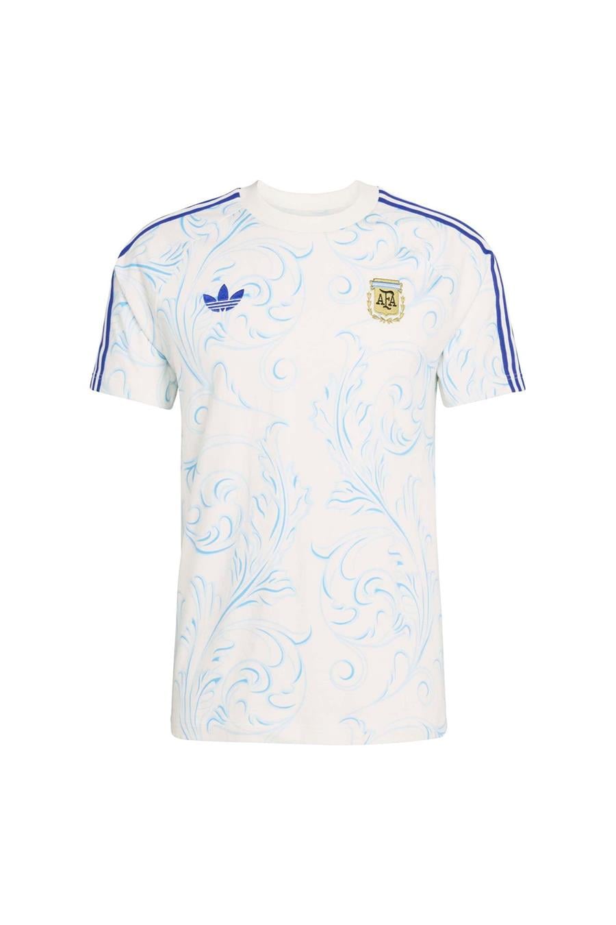 adidas AFA OG TEE AOP Beyaz Erkek   T-shirt KF0323
