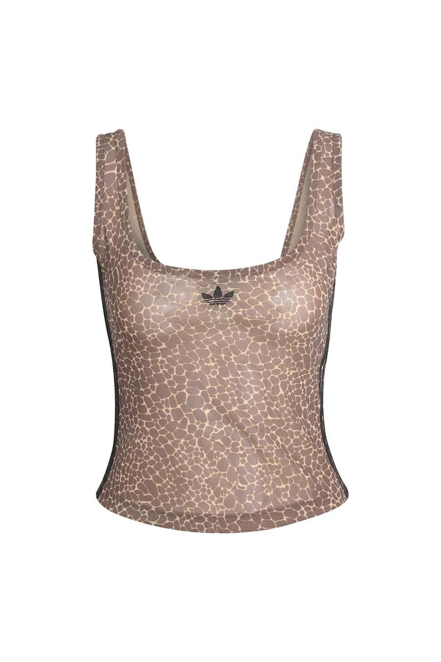 adidas AOP TANK TOP Kadın  Kahverengi  Atlet KD8822