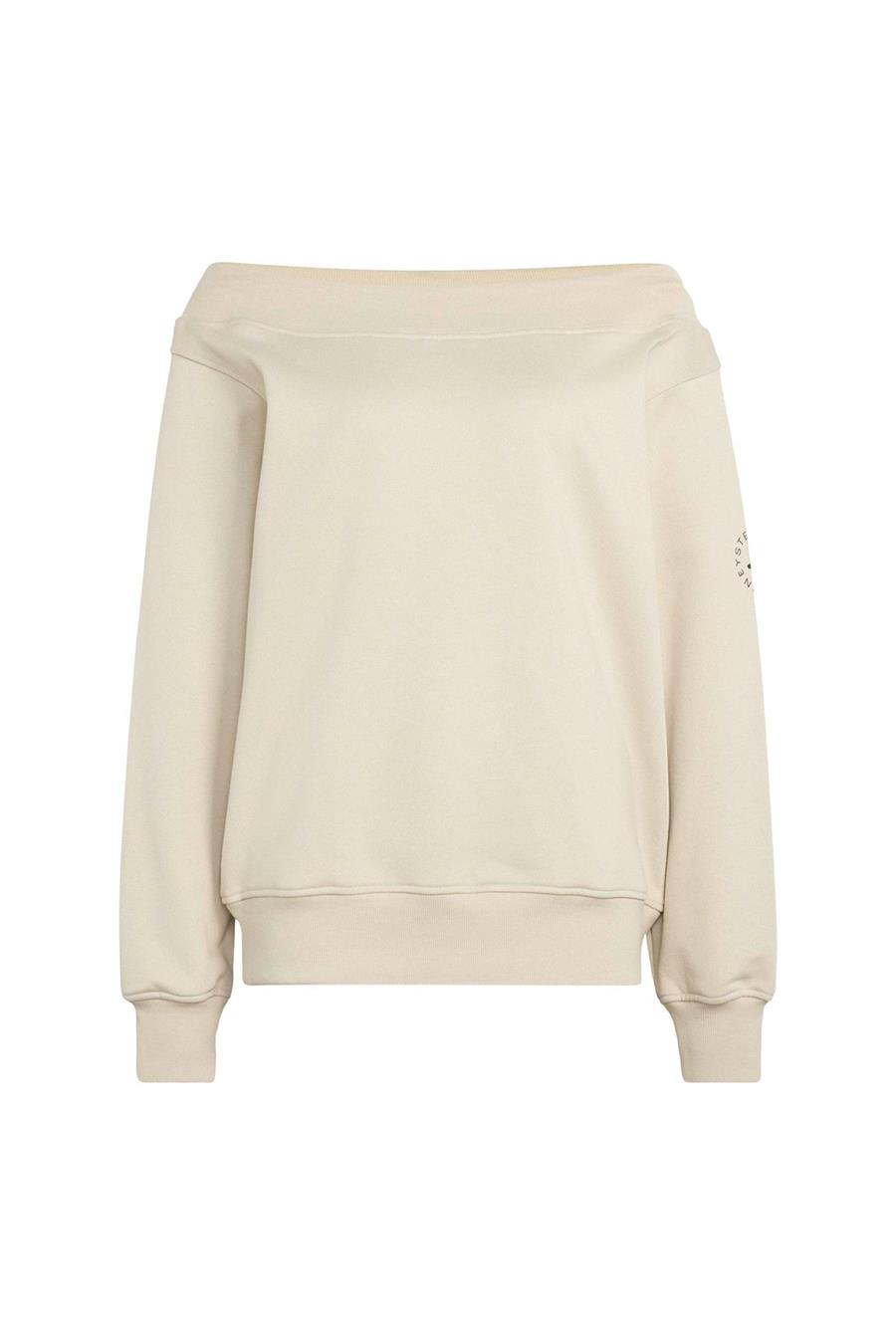 adidas aSMC OPEN N SS Kadın  Bej  Sweatshirt JZ0680