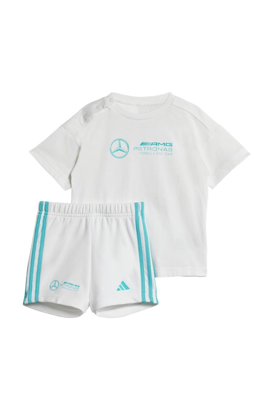 adidas Beyaz Bebek   Şortlu Takım MER DNA BBYJGSS JV5451