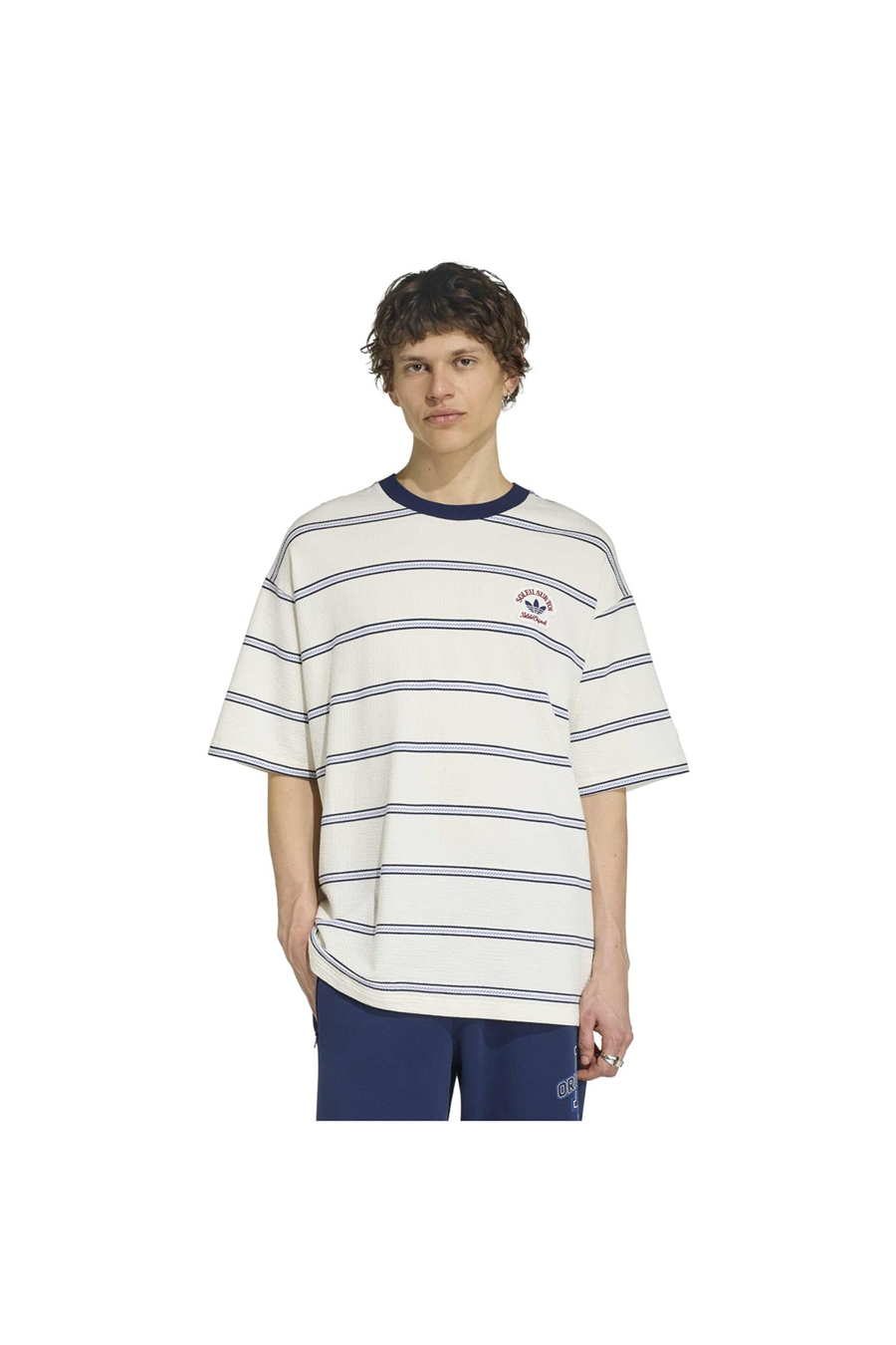 adidas Beyaz  Erkek  T-shirt RESORT S TEE M KW8247