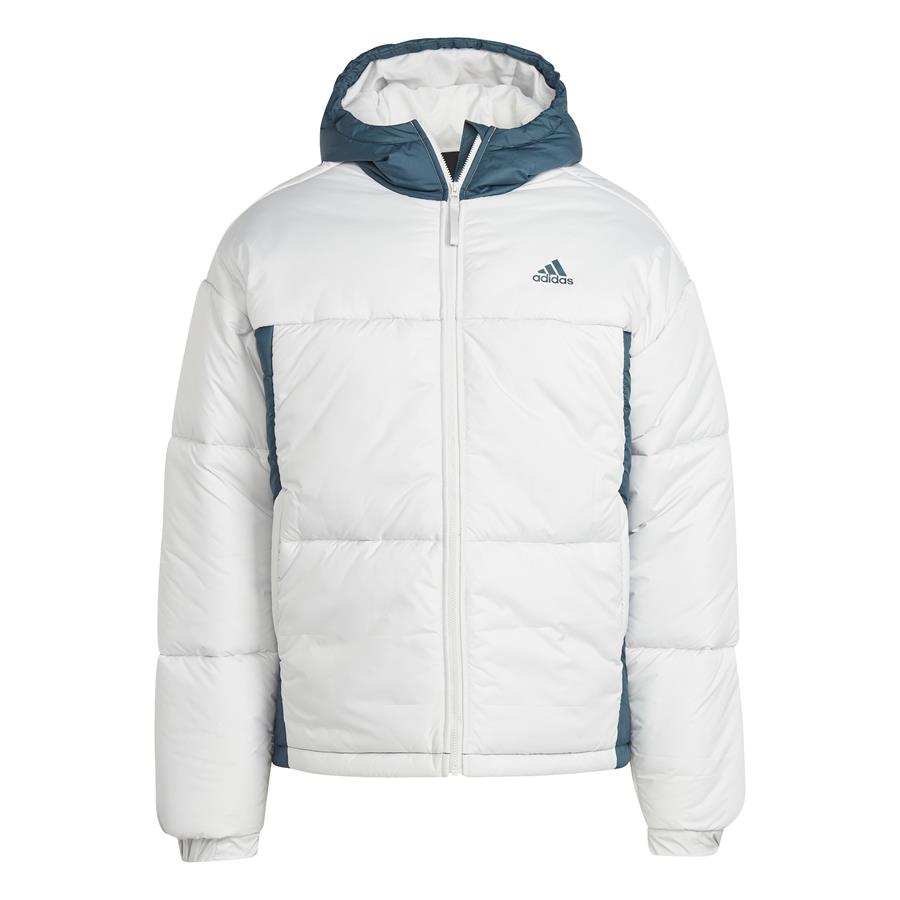 Adidas Beyaz - Mavi Erkek Kapüşonlu Mont Ik0520
