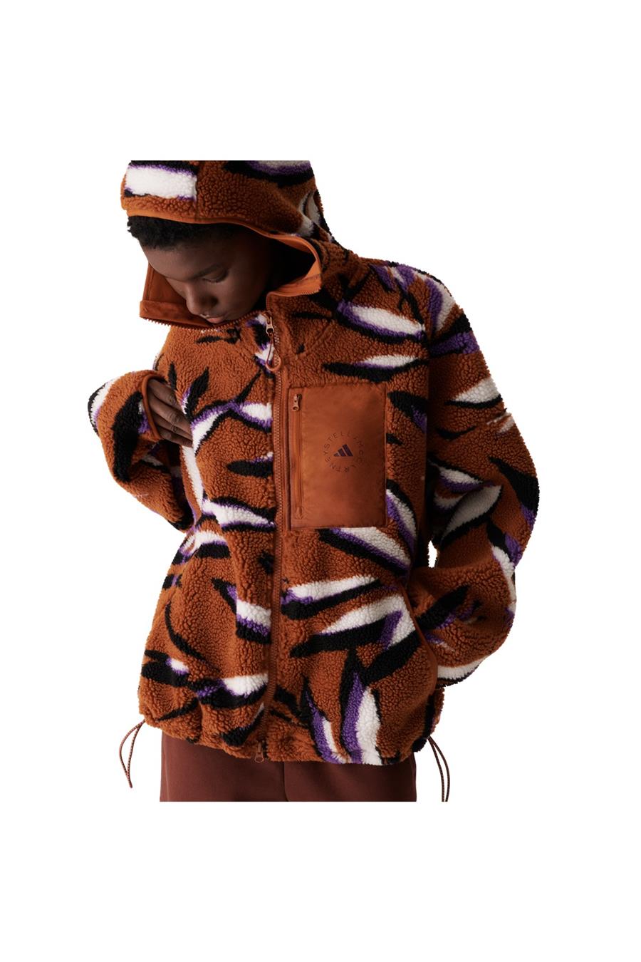 adidas by Stella McCartney Jacquard Fleece Kapüşonlu Üst IK9340