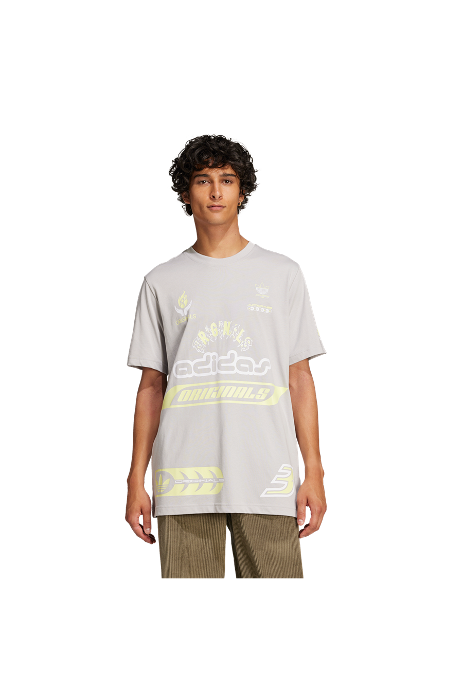 adidas Çocuk  Gri  T-Shirt Q12 TS SPONSOR JP0195