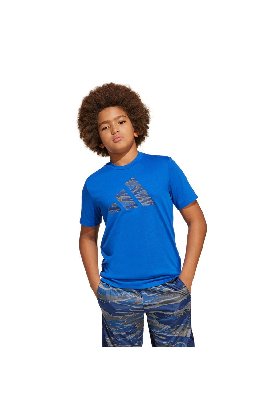 adidas Çocuk  Mavi  T-Shirt J  TR-ES CAM TE JI6109