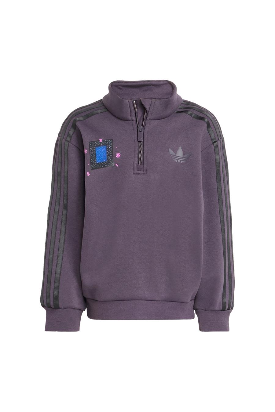 adidas Çocuk  Mor  Eşofman LO CREW SET KC6834
