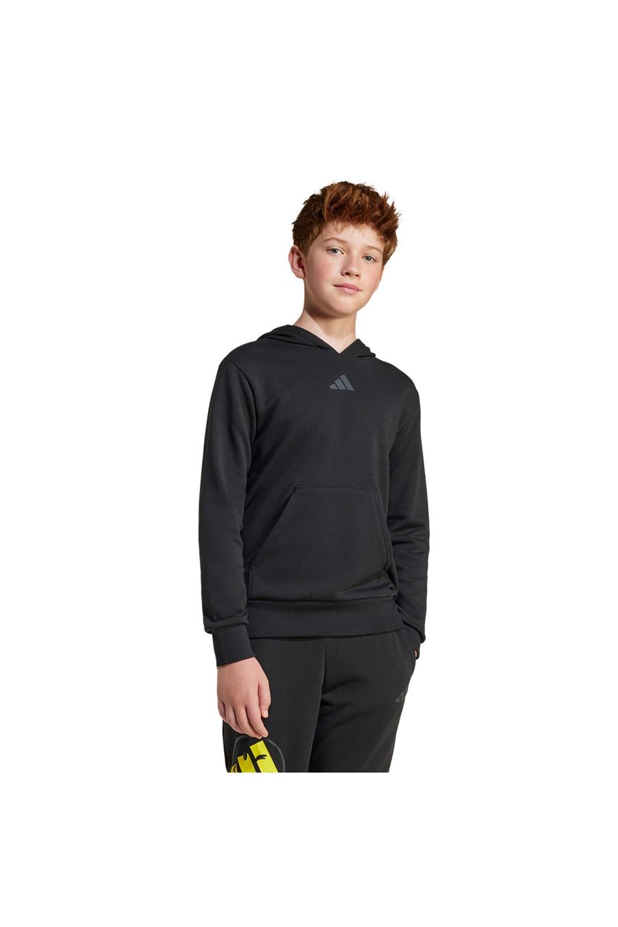 adidas Çocuk  Siyah  Sweatshirt J SMI HOODIE JJ3072