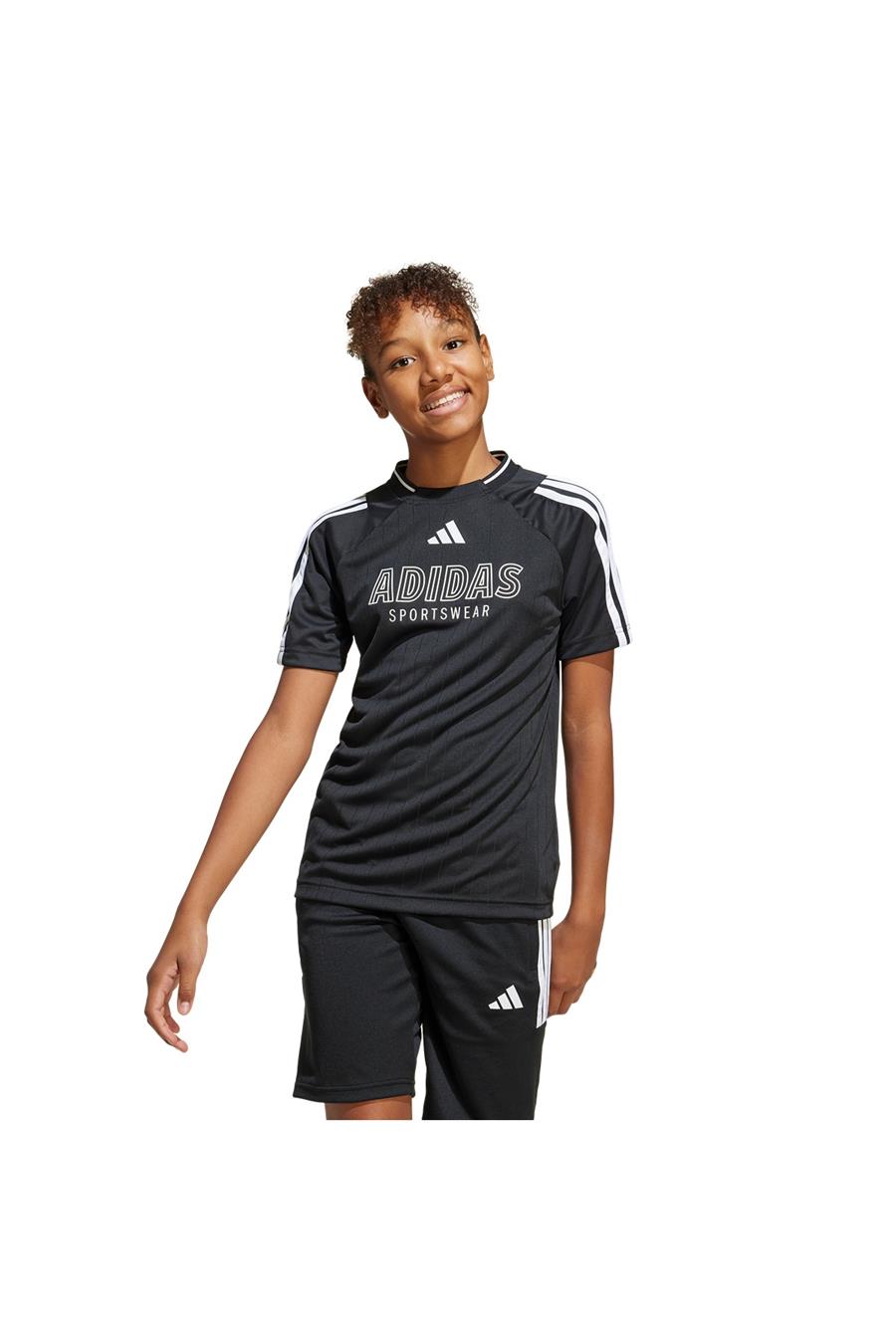 adidas Çocuk  Siyah  T-Shirt J HOT TEE JI6178