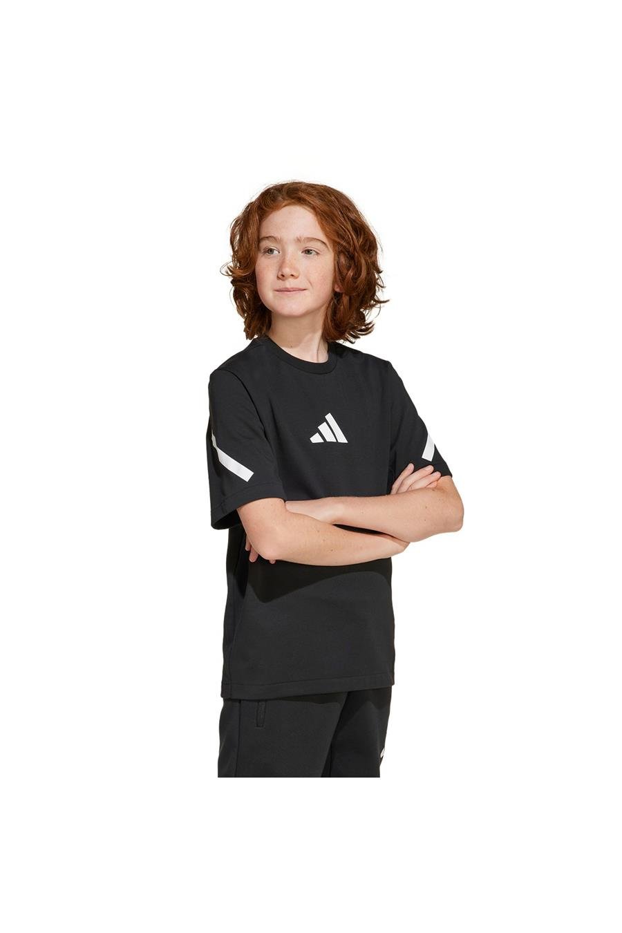 adidas Çocuk  Siyah  T-shirt J ZNE TEE JD0017