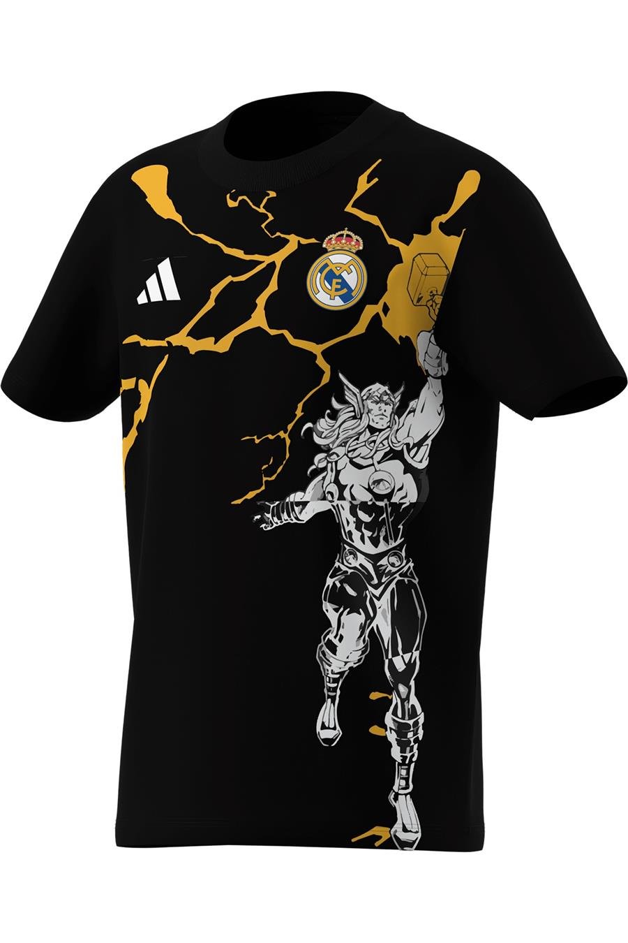 adidas Çocuk  Siyah  T-shirt REAL MARVEL TEY JY5856