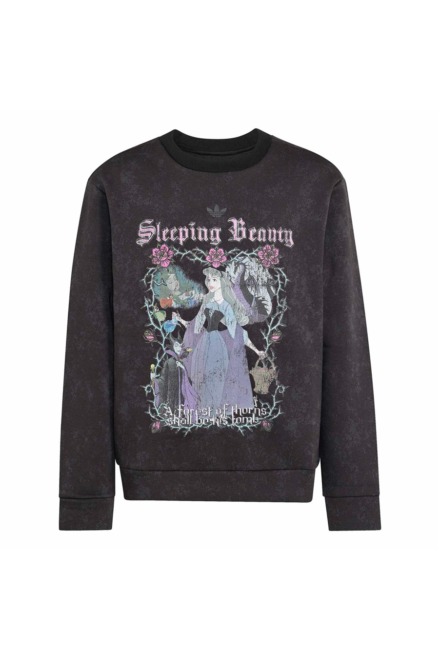 adidas Çocuk Sweatshirt ADIDAS DISNEY VILLAINS LOOSE WASHED GFX CREW Sweatshirt KQ6084