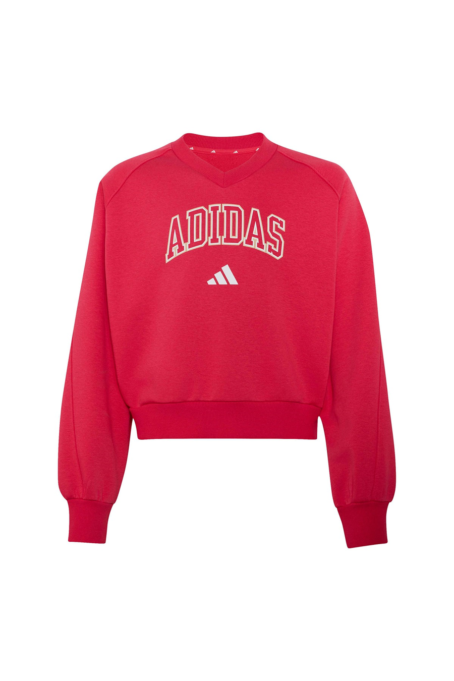 adidas Çocuk Sweatshirt Seasonals Collegiate Typography V-neck Junior Girls Sweatshirt KS5135