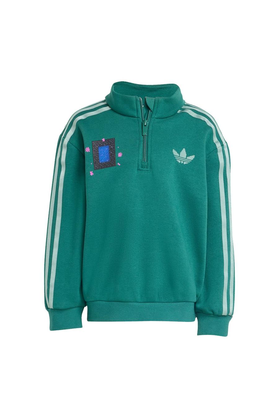 adidas Çocuk  Yeşil  Eşofman LO CREW SET KC8378