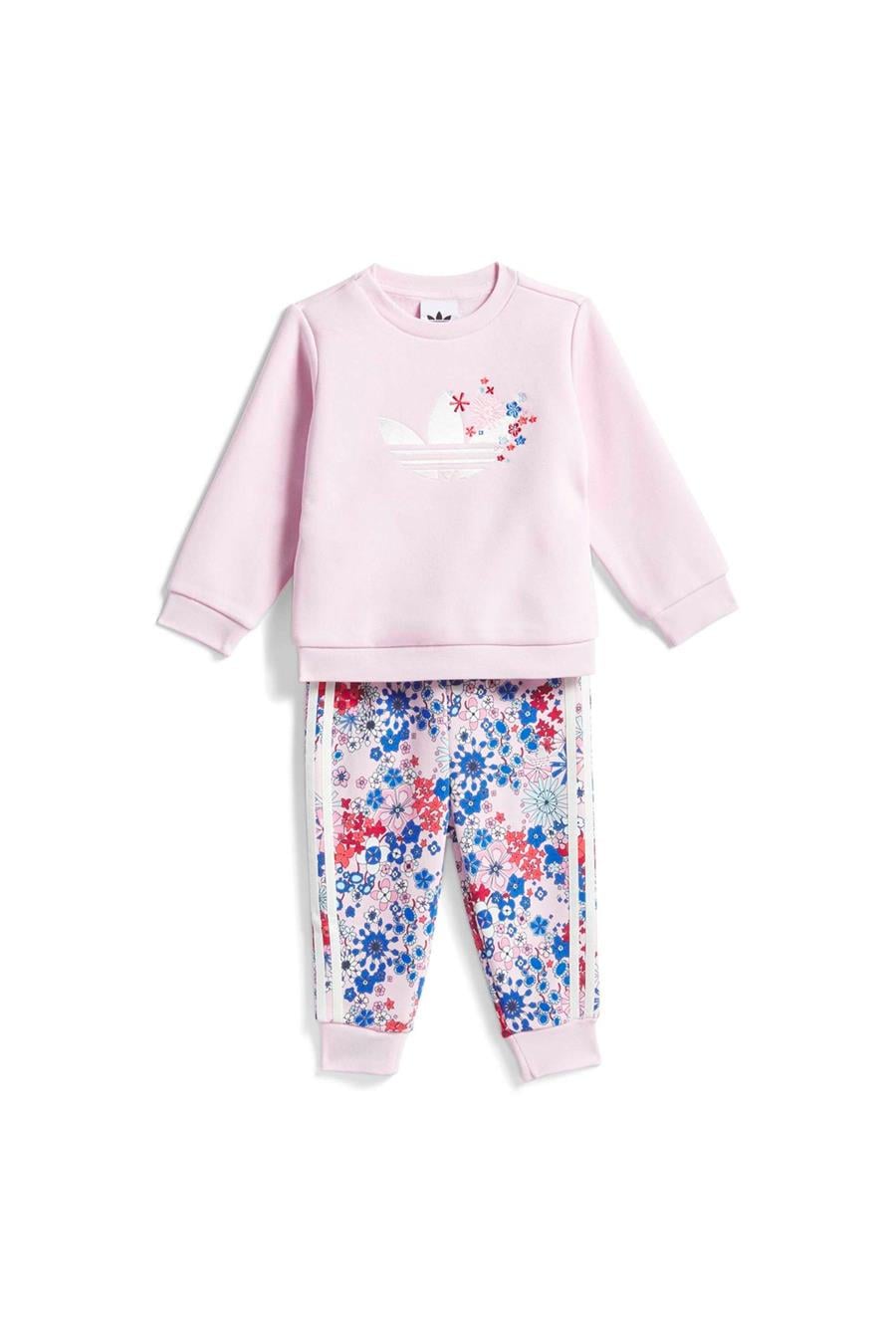 adidas CREW SET Bebek  Pembe  Eşofman Altı KD1730