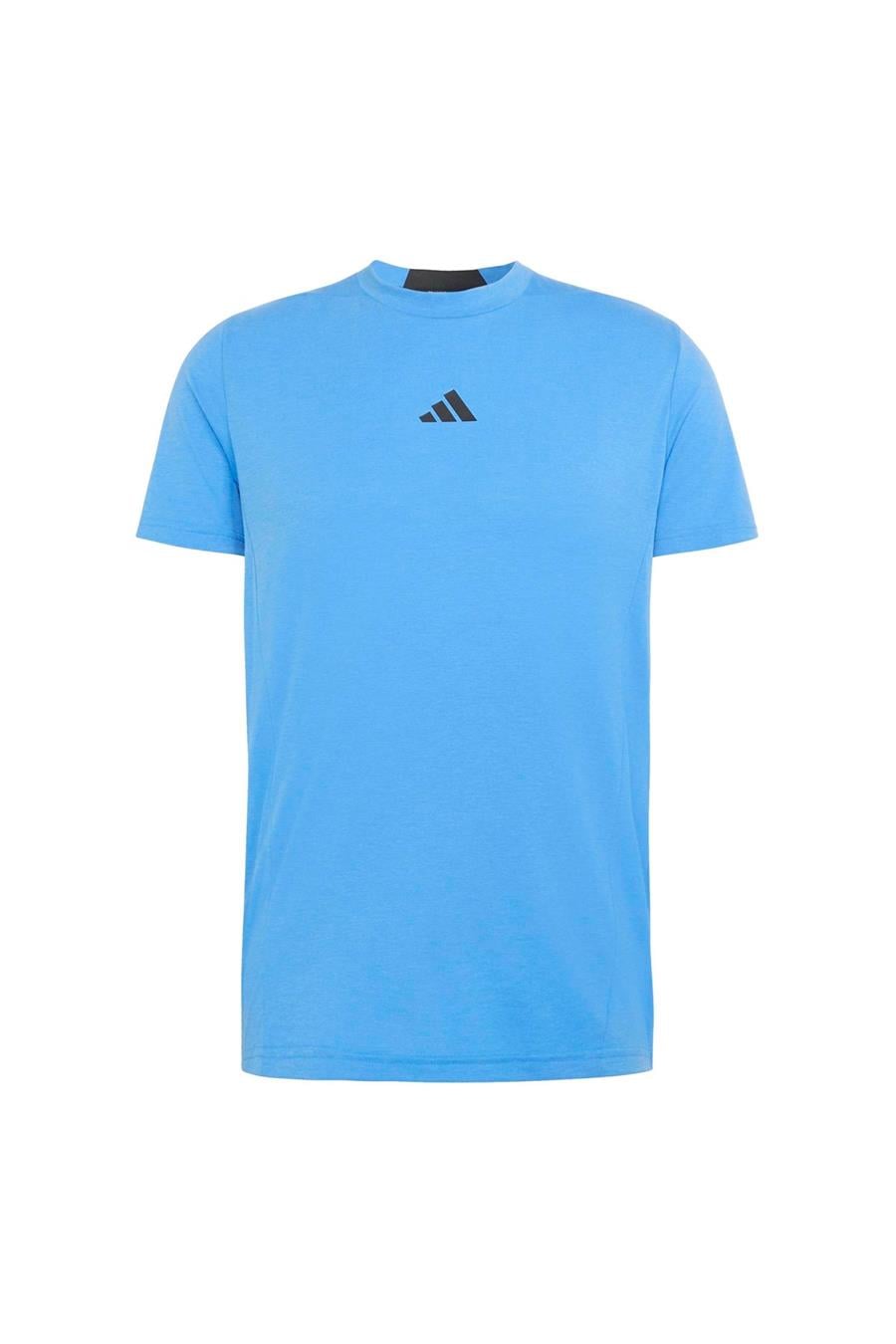 adidas D4T TEE Erkek  Mavi  T-shirt KA7295