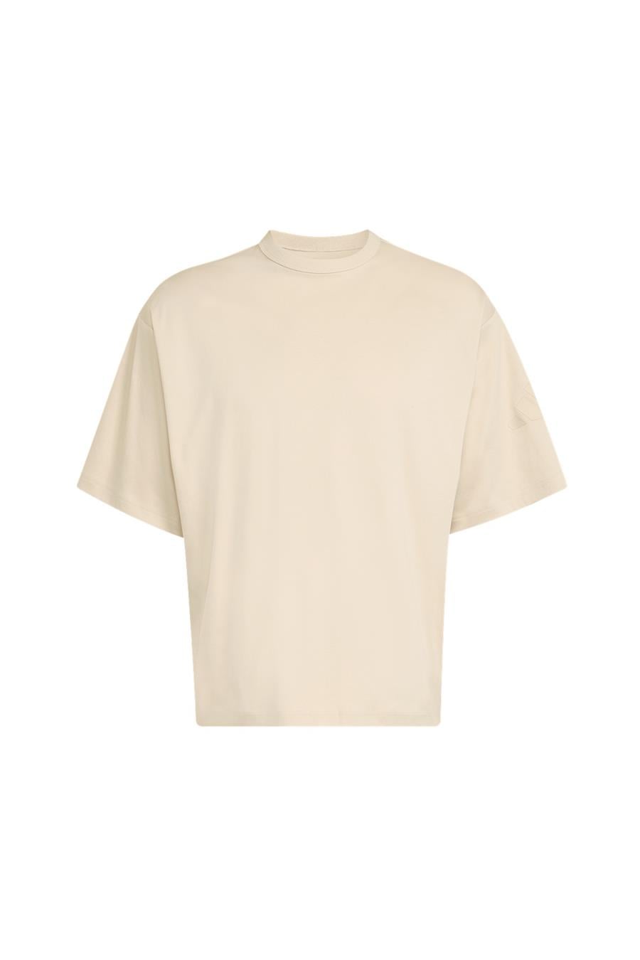 adidas Erkek  Bej  T-shirt M SL T KE5899