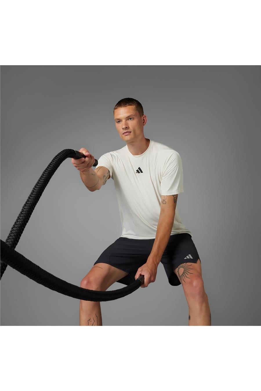 adidas Erkek  Beyaz  T-shirt D4T INT. TEE JE5746