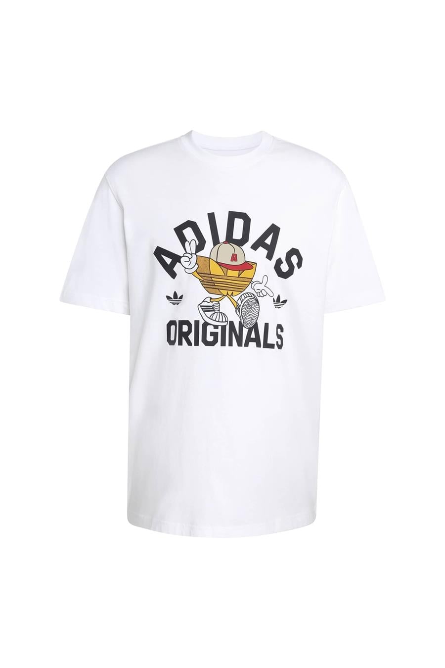 adidas  Erkek Beyaz  T-shirt GFX T KS7616